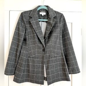 Calvin Klein Plaid Blazer Jacket